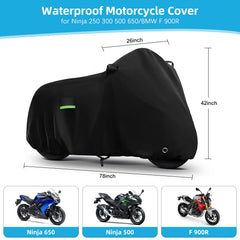 KERANTY Ninja 650 cover rear view, rain and dust protection