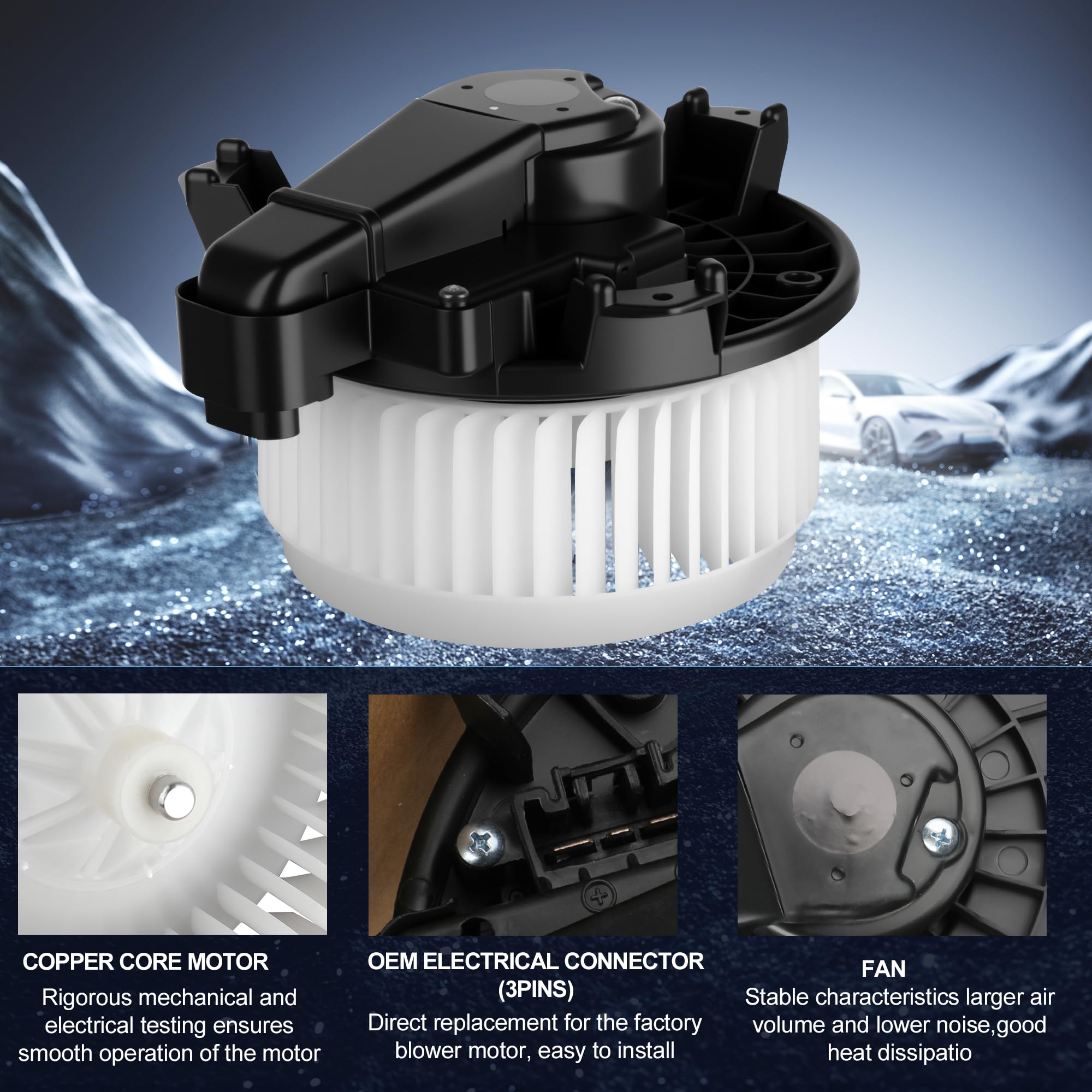 KERBIY 87103-0E040 blower motor for Avalon enhances cabin comfort on the go