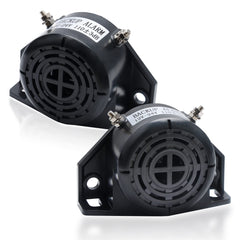 KERWINN backup alarm 12V-24V emits a loud alert for trucks and pedestrians.