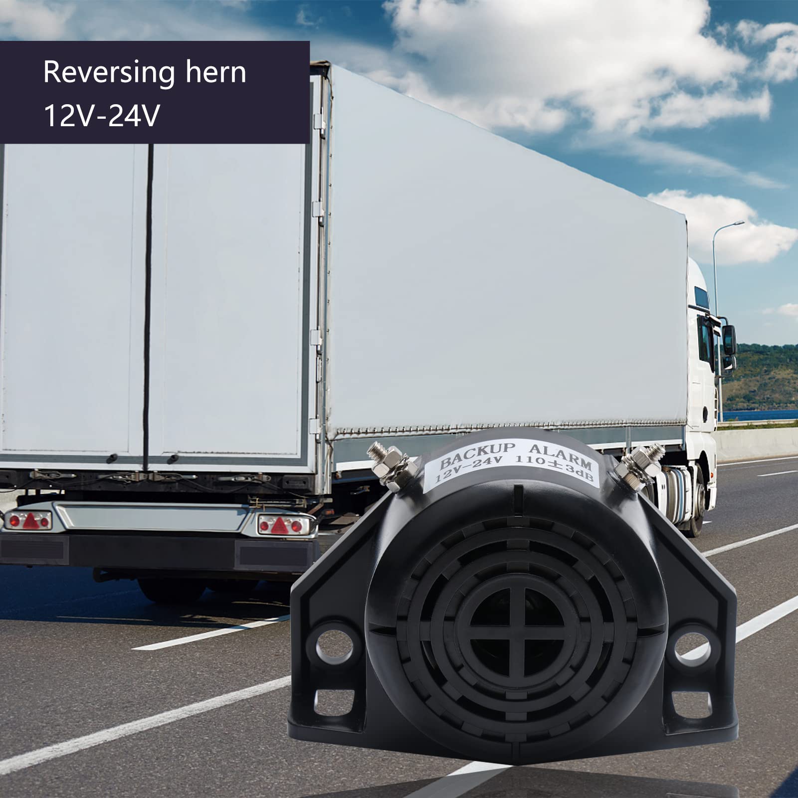 KERWINN backup alarm suits heavy equipment like trucks and forklifts for clearer alerts.