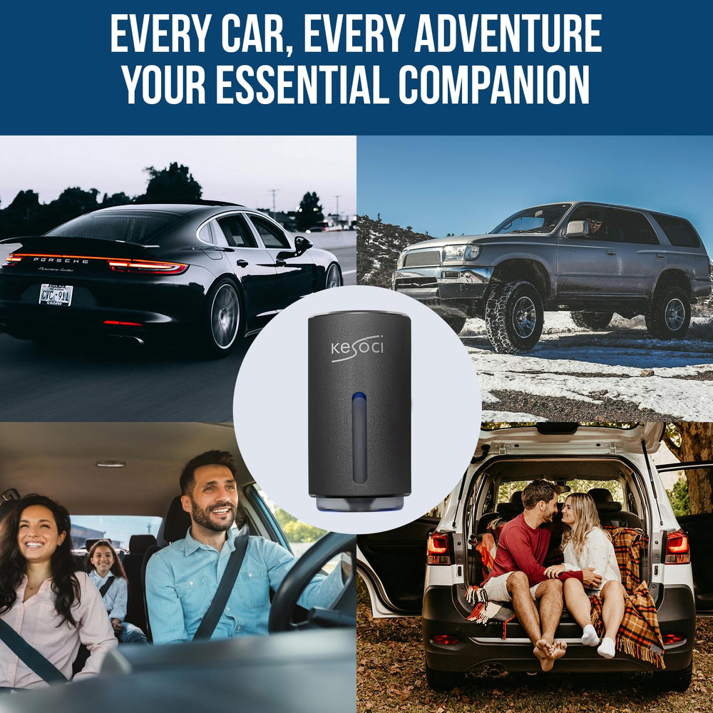 KESOCI Diffuser vent-clip mounted in-car for easy, on-demand scent control