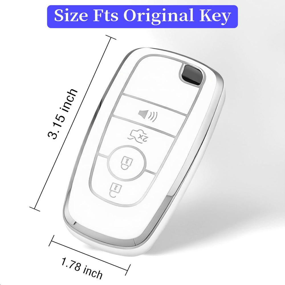 Kespevn 360-degree protection key case for Ford models.