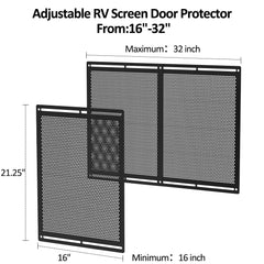 Kessainely RV grille mounts easily for quick installation on various door sizes.