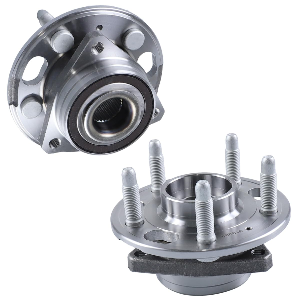 Keuyyap front wheel hub assembly shows precise fit and smooth rotation.