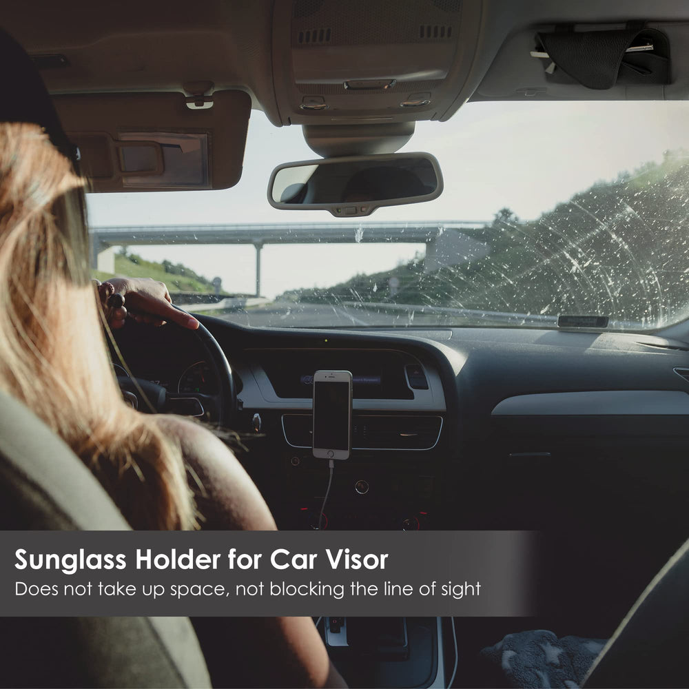 KEVANCHO magnetic closure ensures glasses stay in place while driving
