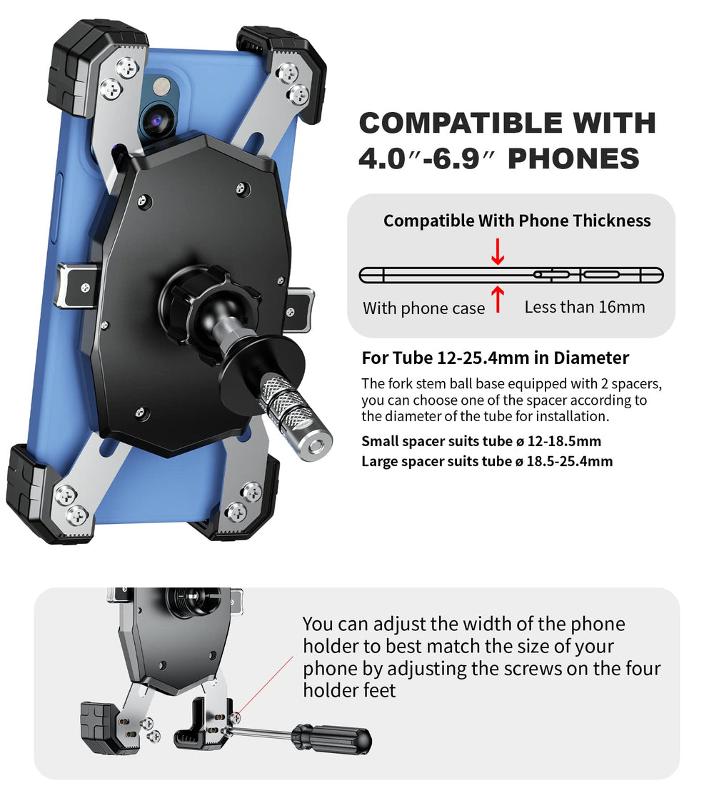 Kewig 360-degree rotation allows portrait or landscape viewing on the go