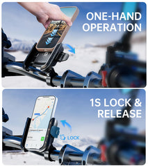 Kewig camera-friendly design keeps phone camera unobstructed for on-the-go filming.