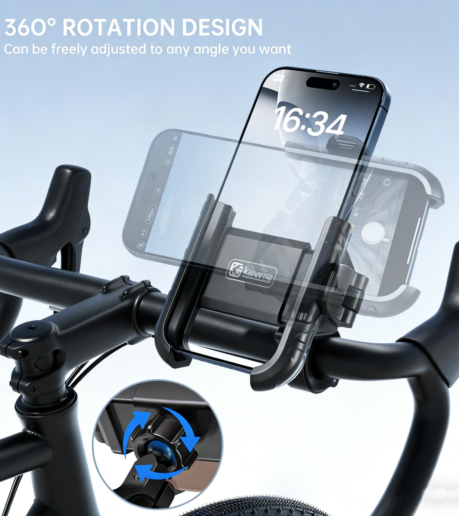 Kewig aluminum base with scratch-proof padding resists road wear
