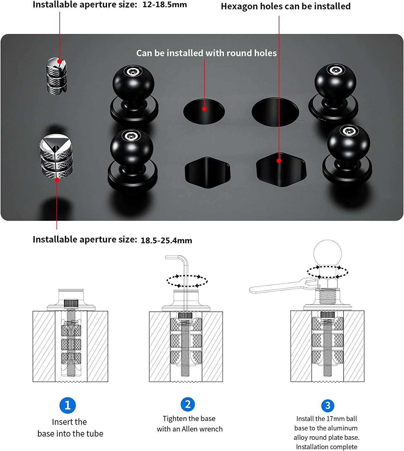 Kewig spacers 12-18.5 mm adapt to smaller forks securely