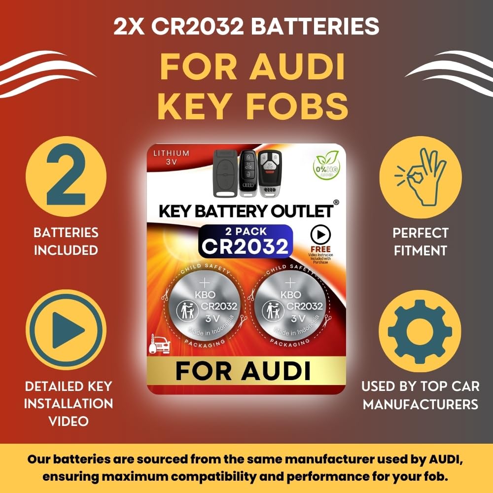 Thumbnail for install video showing step-by-step Audi key fob battery swap.
