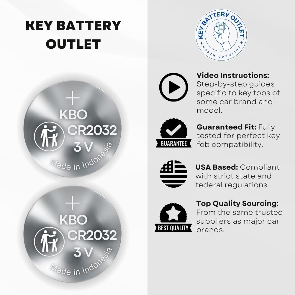 DIY replacement video guide for Key Battery Outlet CR2032 fob batteries