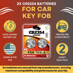 Key Battery Outlet Model X key fob battery installed for seamless power.