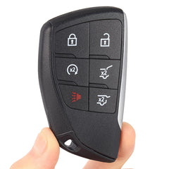 Keyecu replacement remote for Suburban front view with six-button layout