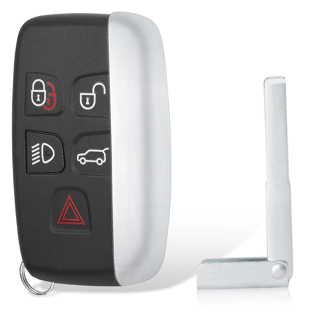 Keyecu replacement smart remote front view for Jaguar and Range Rover enhances convenience.