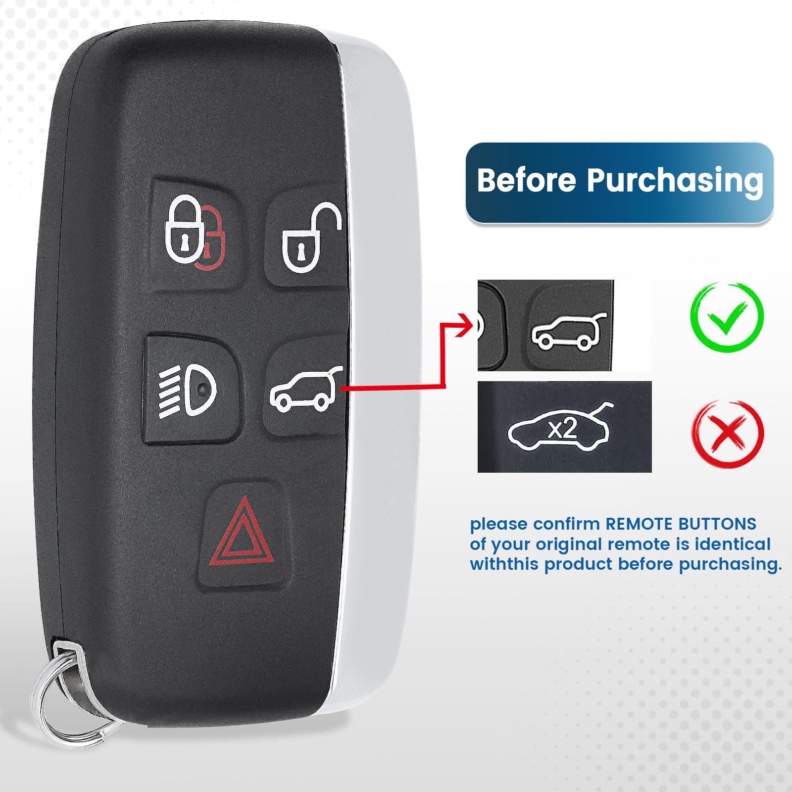 Keyecu replacement remote in packaging illustrating premium build quality.
