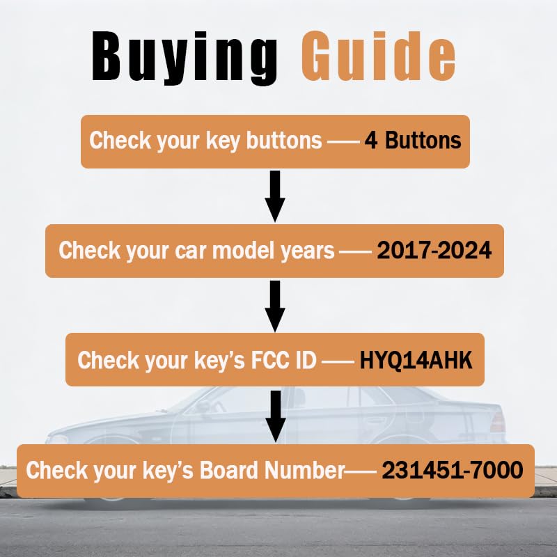 Keyecu Subaru remote fob with battery included for immediate setup.