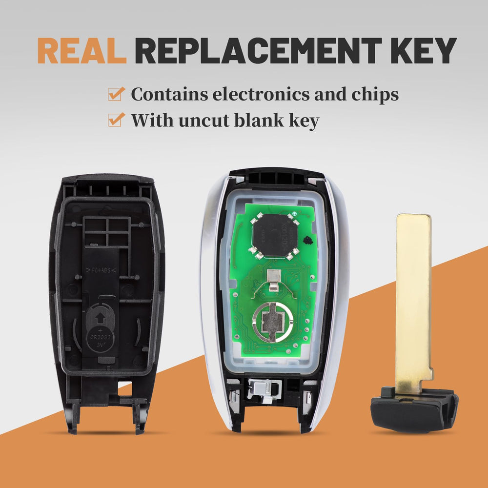 Keyecu Subaru remote fob 433MHz frequency supports reliable pairing.
