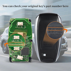 Keyecu Subaru remote fob packaging ready for easy installation.