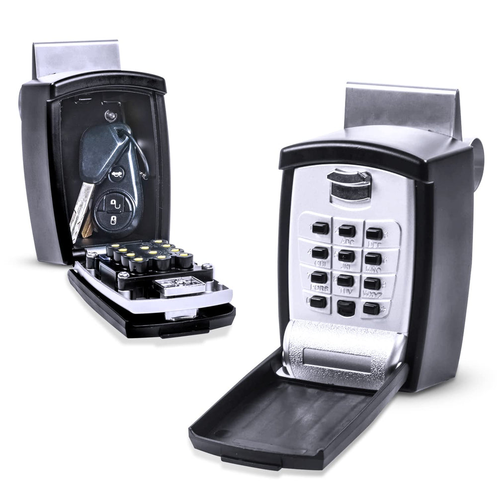 KeyGuard SL-591 front view shows sturdy metal body for secure on the go storage.