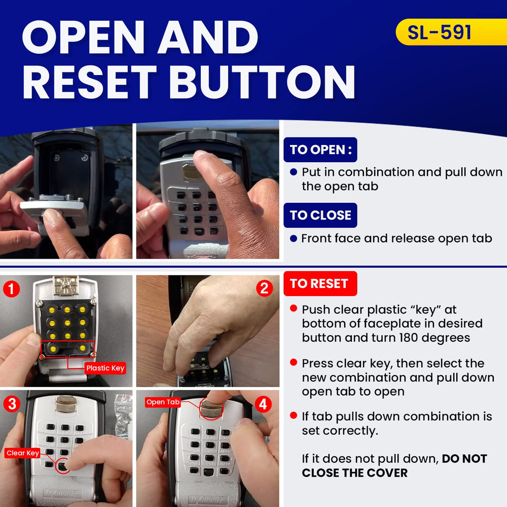 KeyGuard SL-591 interior space holds keys fobs and cards securely.