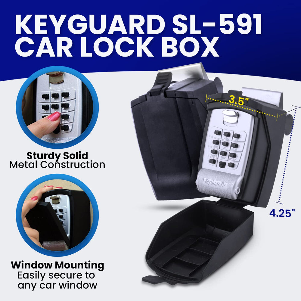 KeyGuard SL-591 weatherproof cover detail preserving contents against rain.