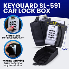 KeyGuard SL-591 weatherproof cover detail preserving contents against rain.