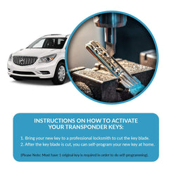 Keyless2Go B111 packaging with two keys and labels