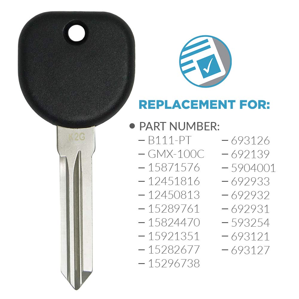Keyless2Go B111 blade close-up highlights durable metal edge