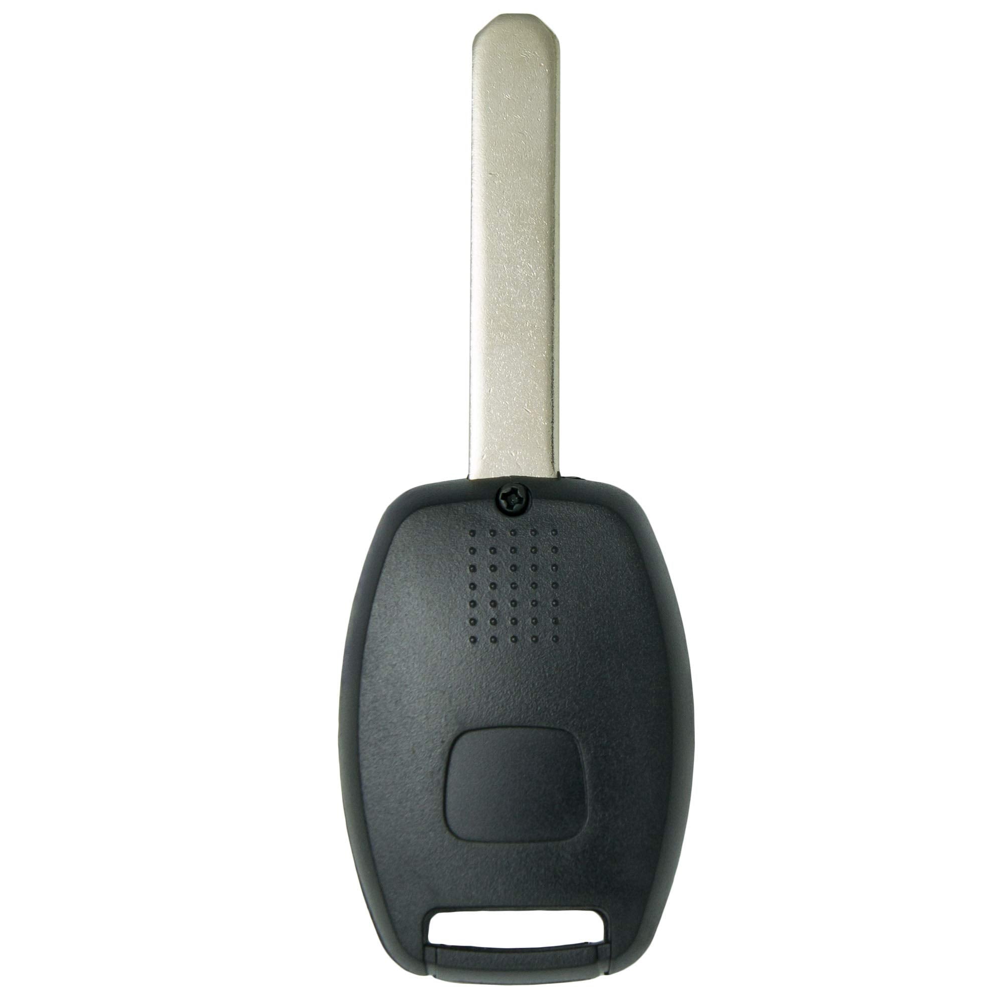 Keyless2Go Honda CR-V fob in hand with pre-installed battery for immediate use.