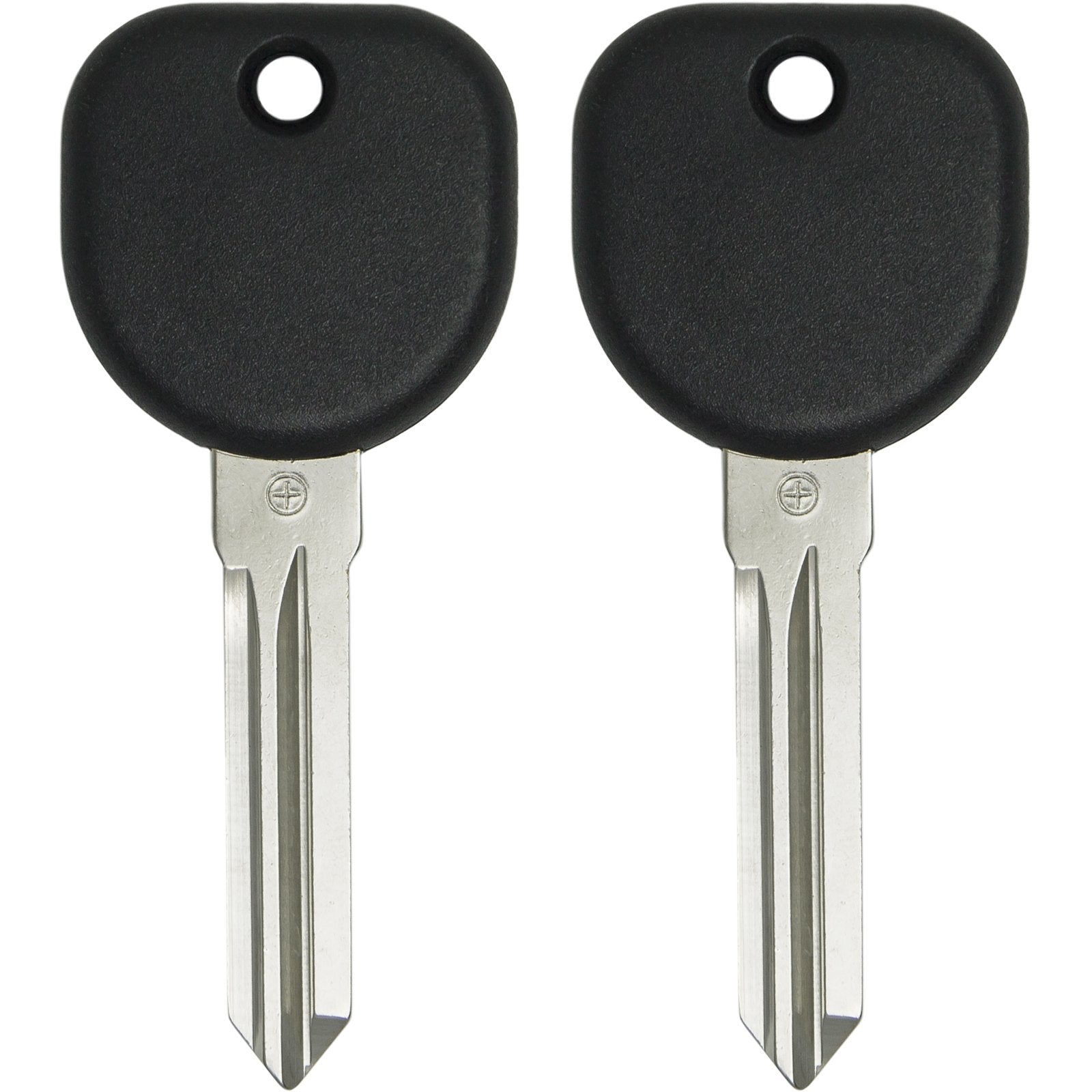 Keyless2Go B111 uncut transponder keys two-pack ready as GM vehicle spares