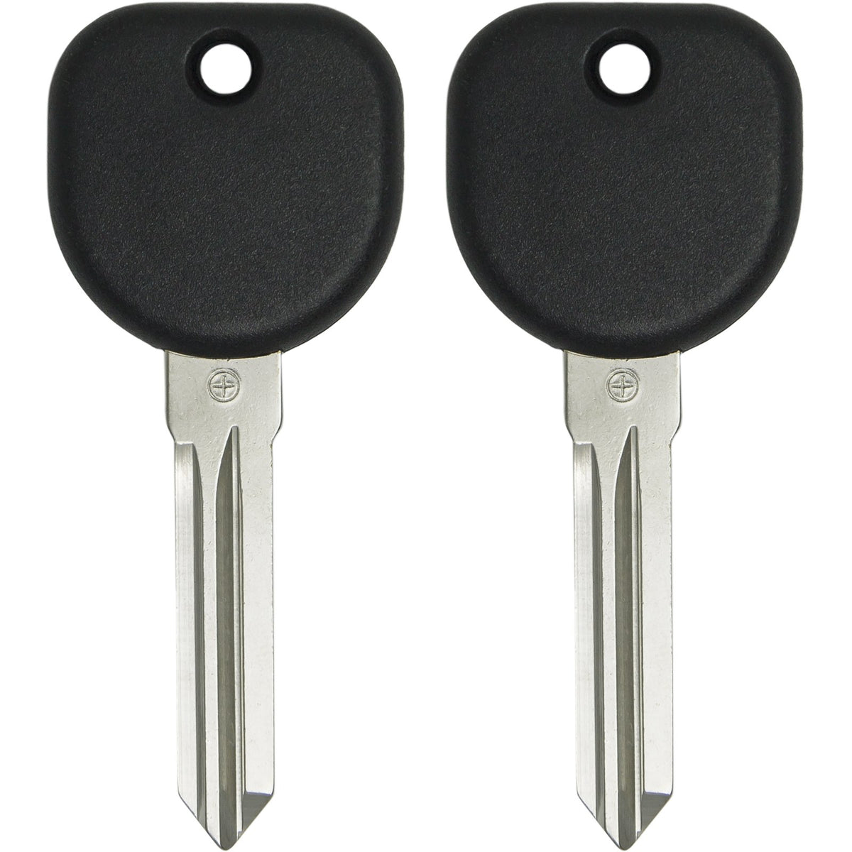 Keyless2Go B111 uncut transponder keys two-pack ready as GM vehicle spares