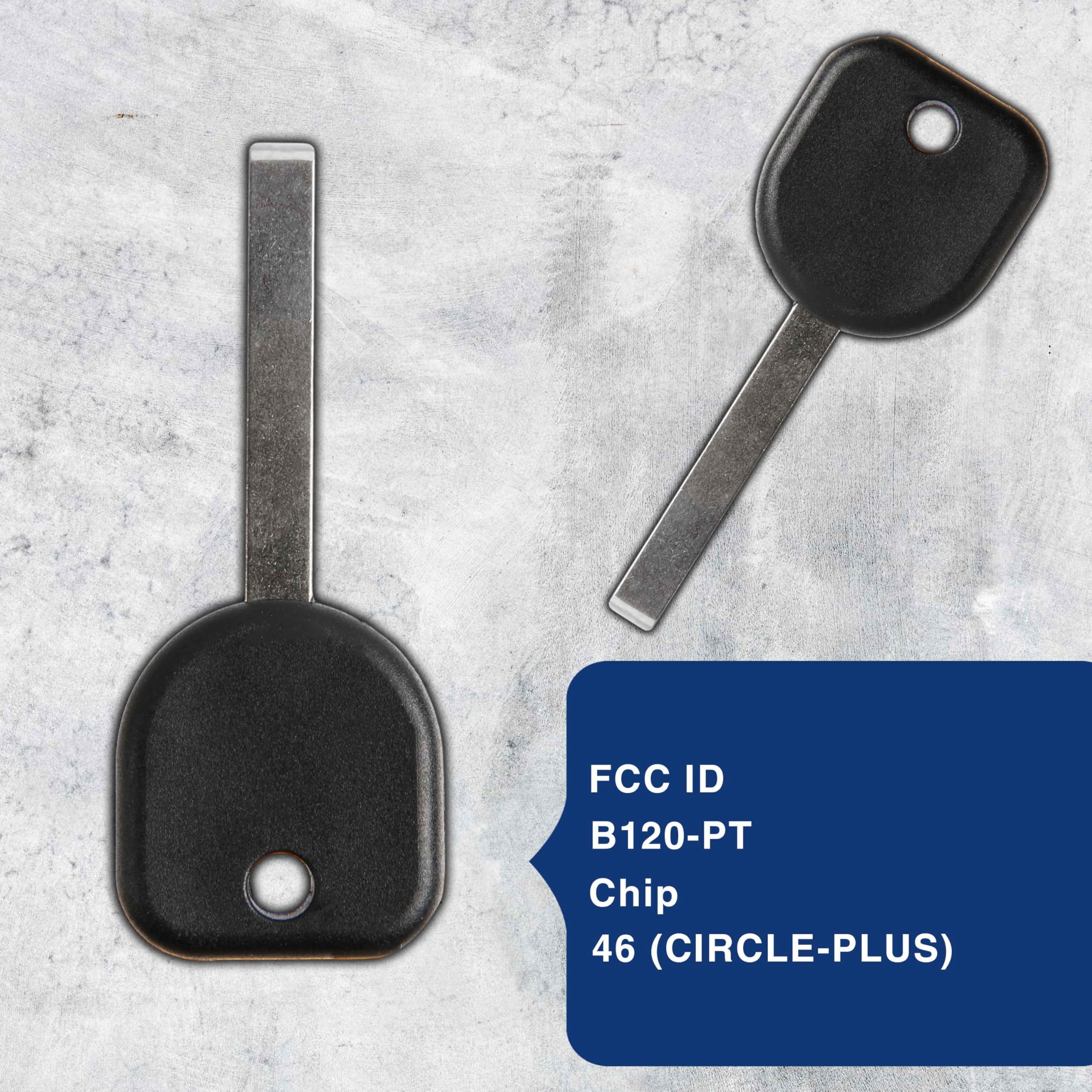 Cut-ready KeylessOption B120-PT key segment prepared for use