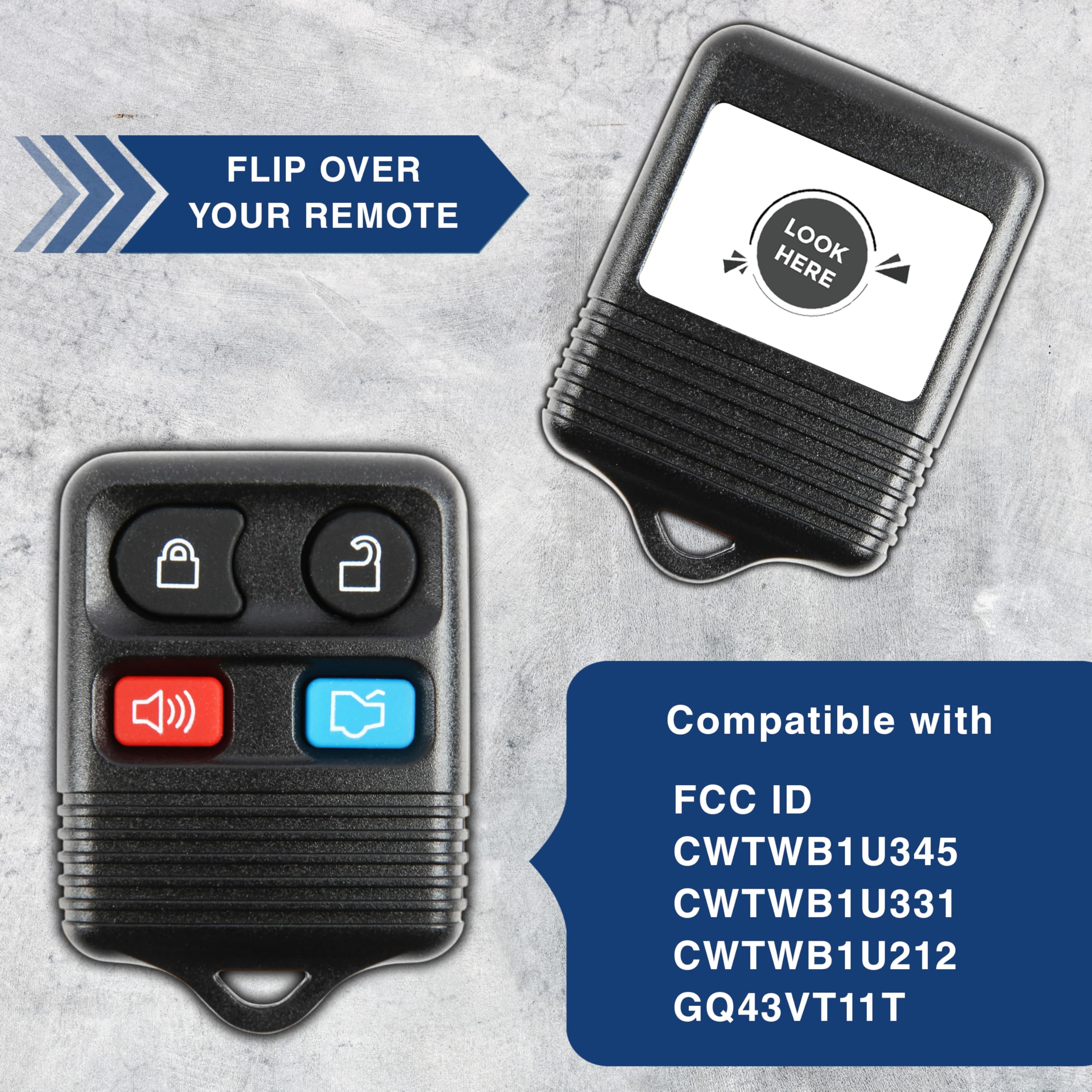 KeylessOption compatible models chart highlights supported key types