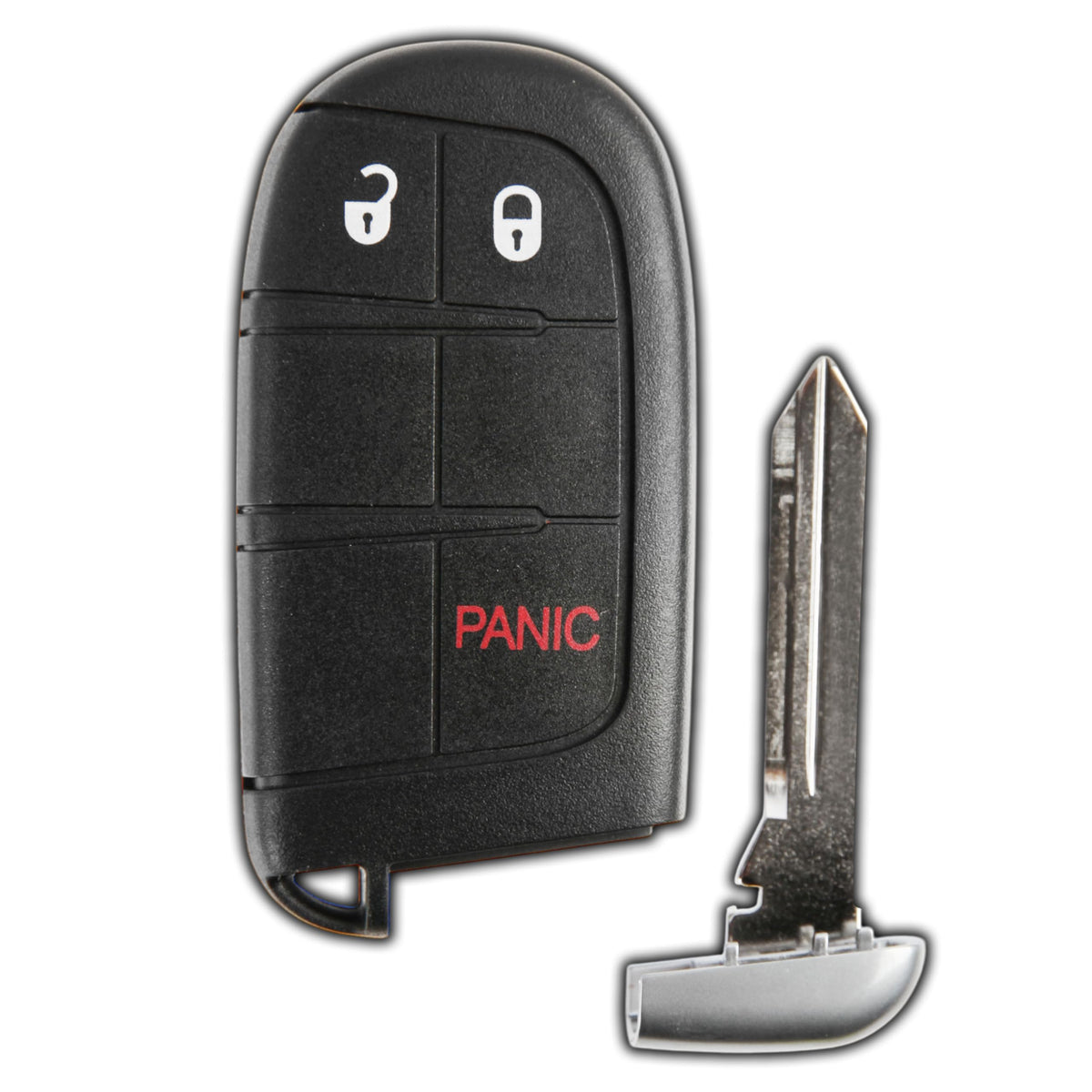 KeylessOption key fob front view for easy grip and quick access.