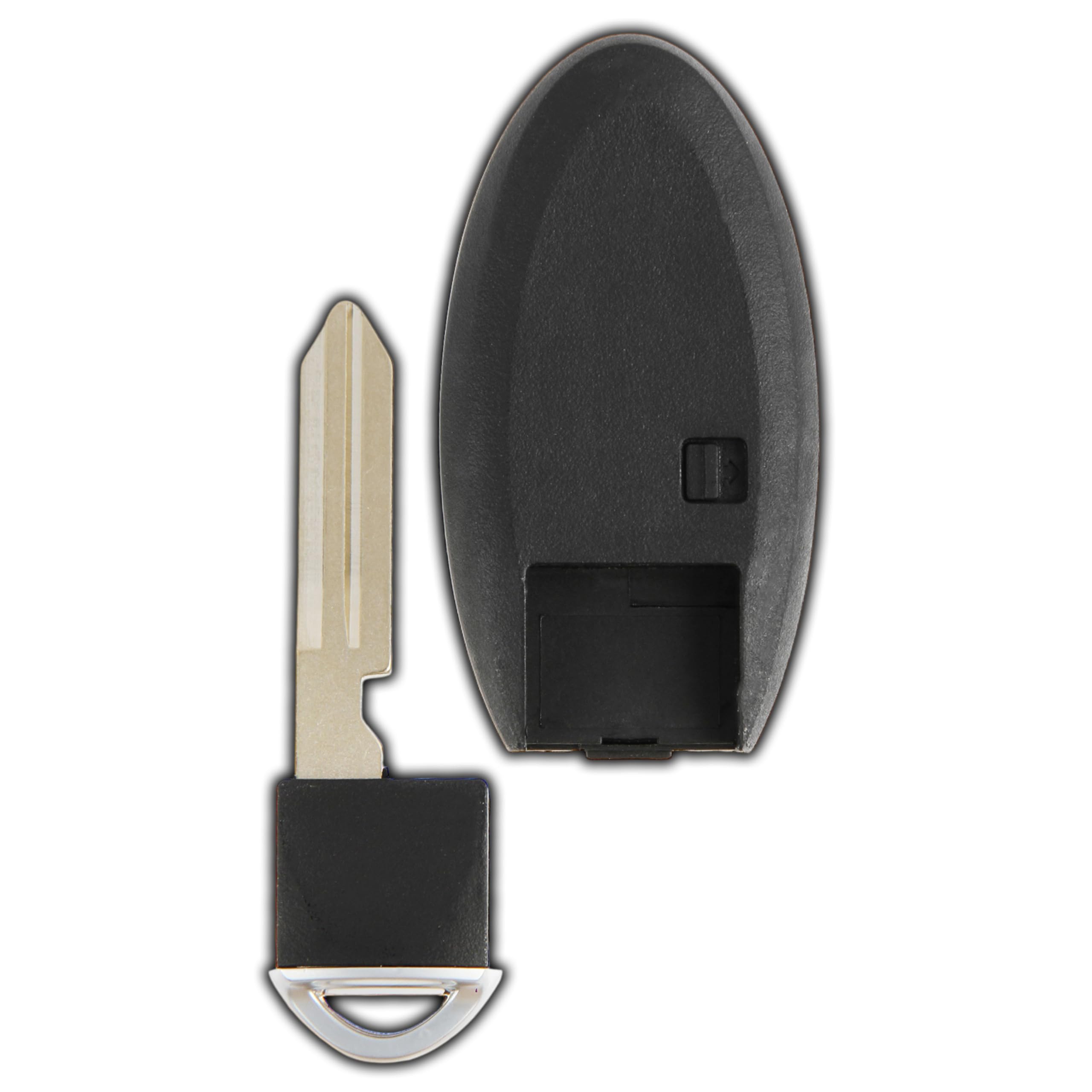 KeylessOption Nissan Quest replacement remote back view showing durability