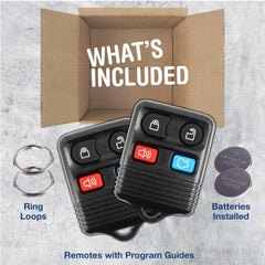 KeylessOption remote fob shows complete kit for quick programming