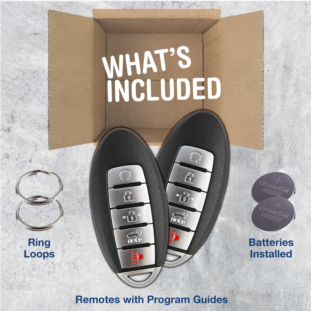 KeylessOption Rogue fob right side view for comfortable handling during use.