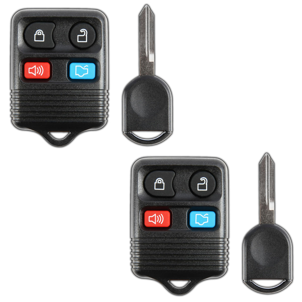 KeylessOption uncut ignition key blade ready for replacement