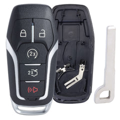 Keymall Ford Edge shell close-up shows durable, easy-install key fob cover that protects worn buttons.