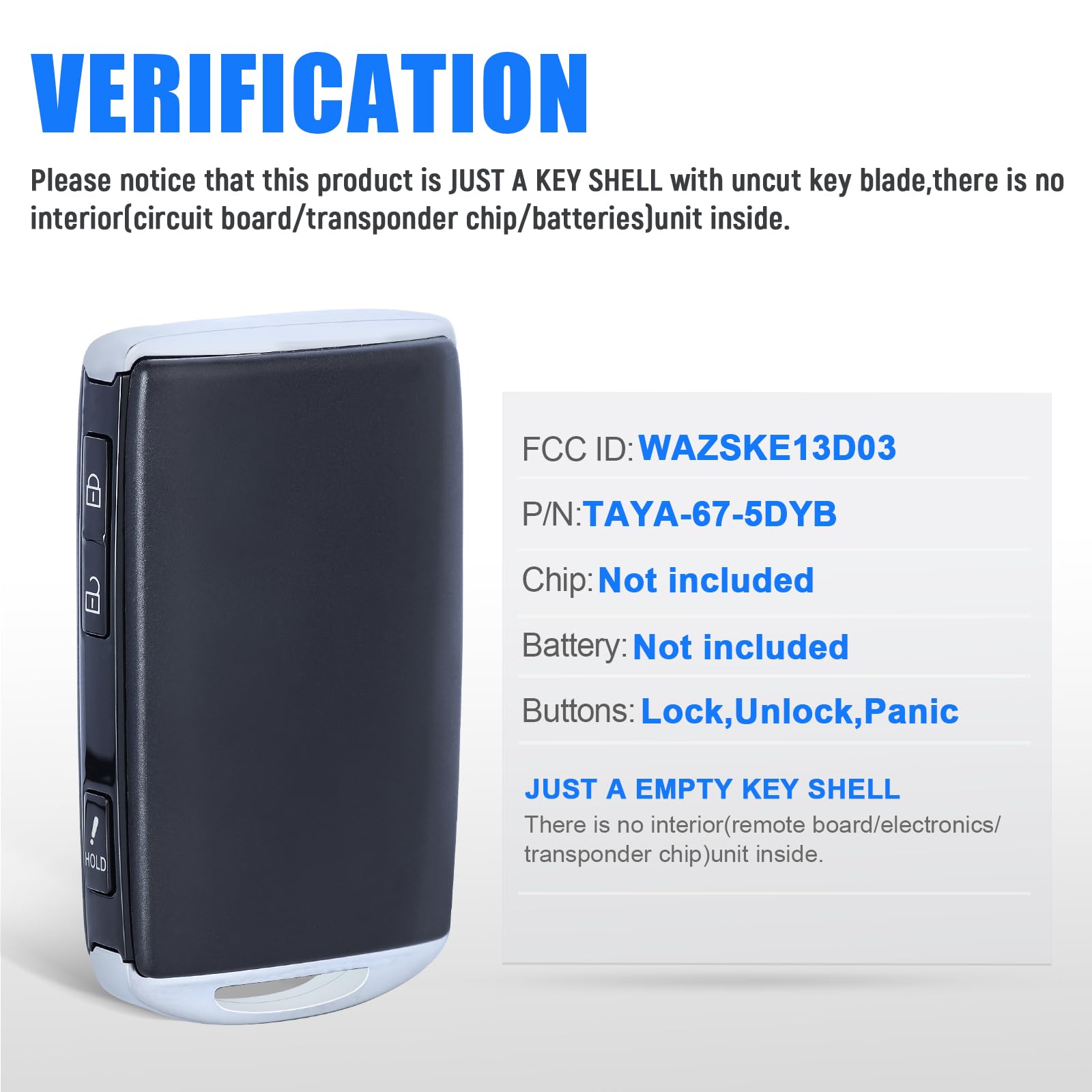 Keymall Keyles Entry case back view with no logos for a clean look.