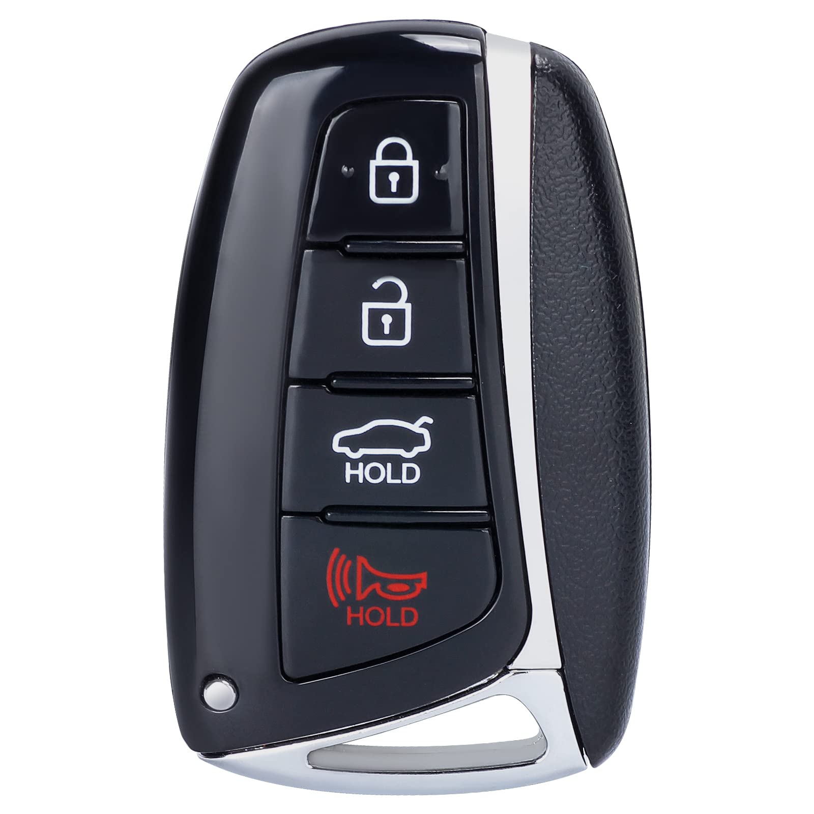Keymall Hyundai Santa Fe remote front view with four buttons for easy access