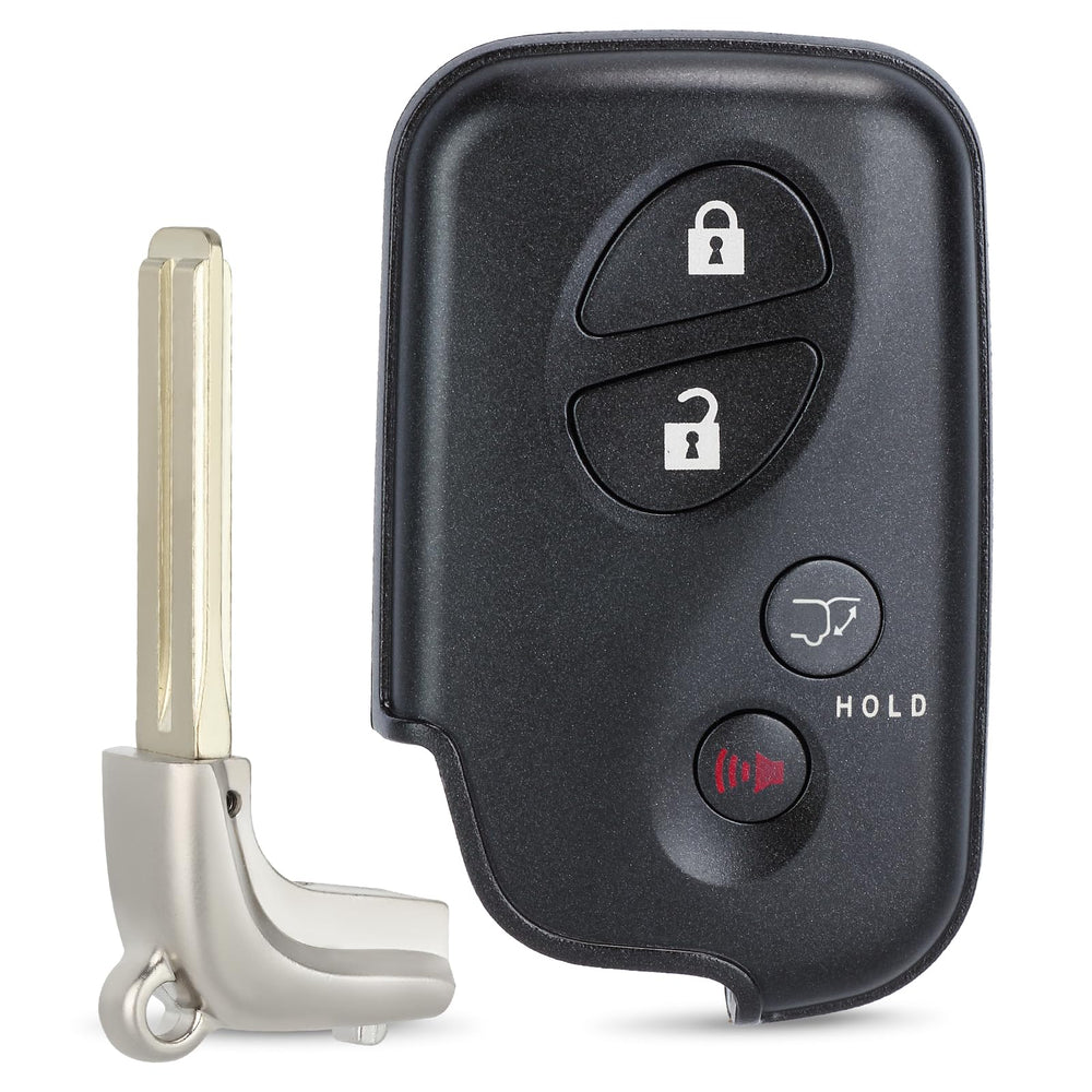 Keymall Smart Key Fob front view showing four buttons for Lexus models for reliable vehicle access