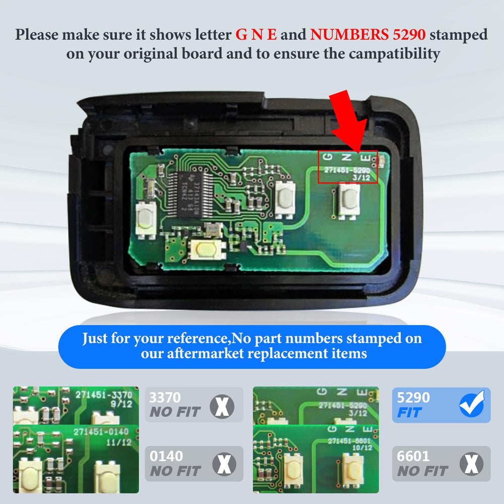 Keymall Smart Key Fob package included showing ready-to-program remote