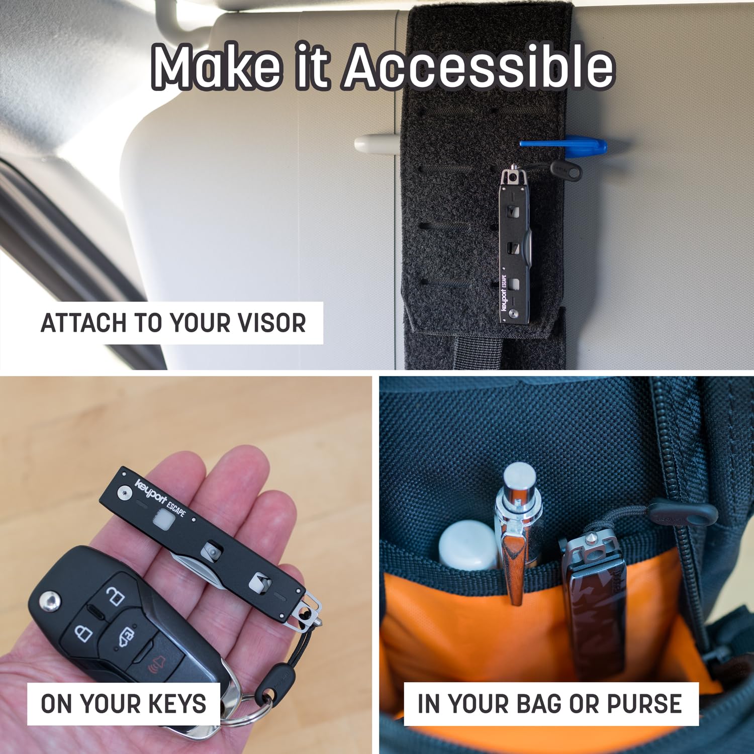 Keyport ecosystem pairing with Pocket Flare enhances vehicle setup.