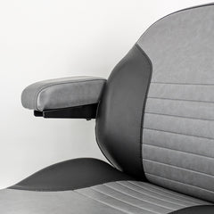 Keystone Seats Comfort Plus seat bolstered edges emphasize durability and comfort.