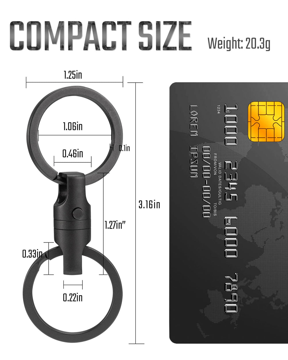 KeyUnity KA45 supports up to 20kg load for rugged daily use.
