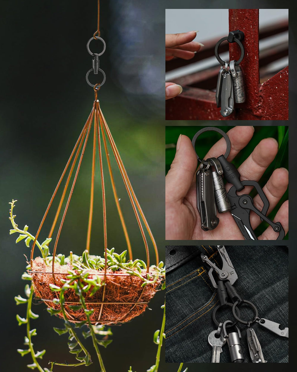KeyUnity KA45 titanium build offers corrosion resistance and lightweight everyday use.