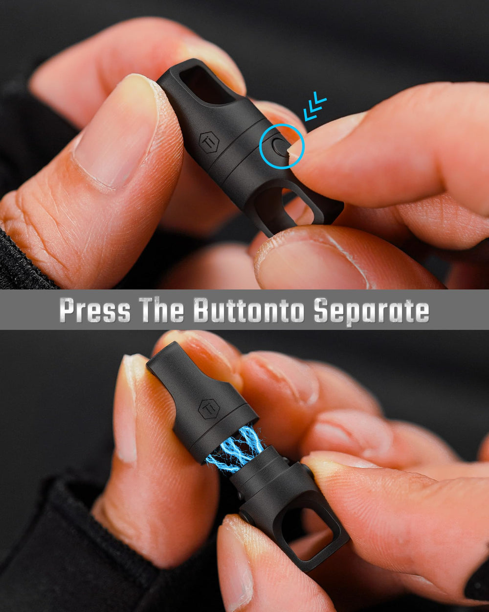 KeyUnity KA48 two-pack set ready for car keys and USB drives.