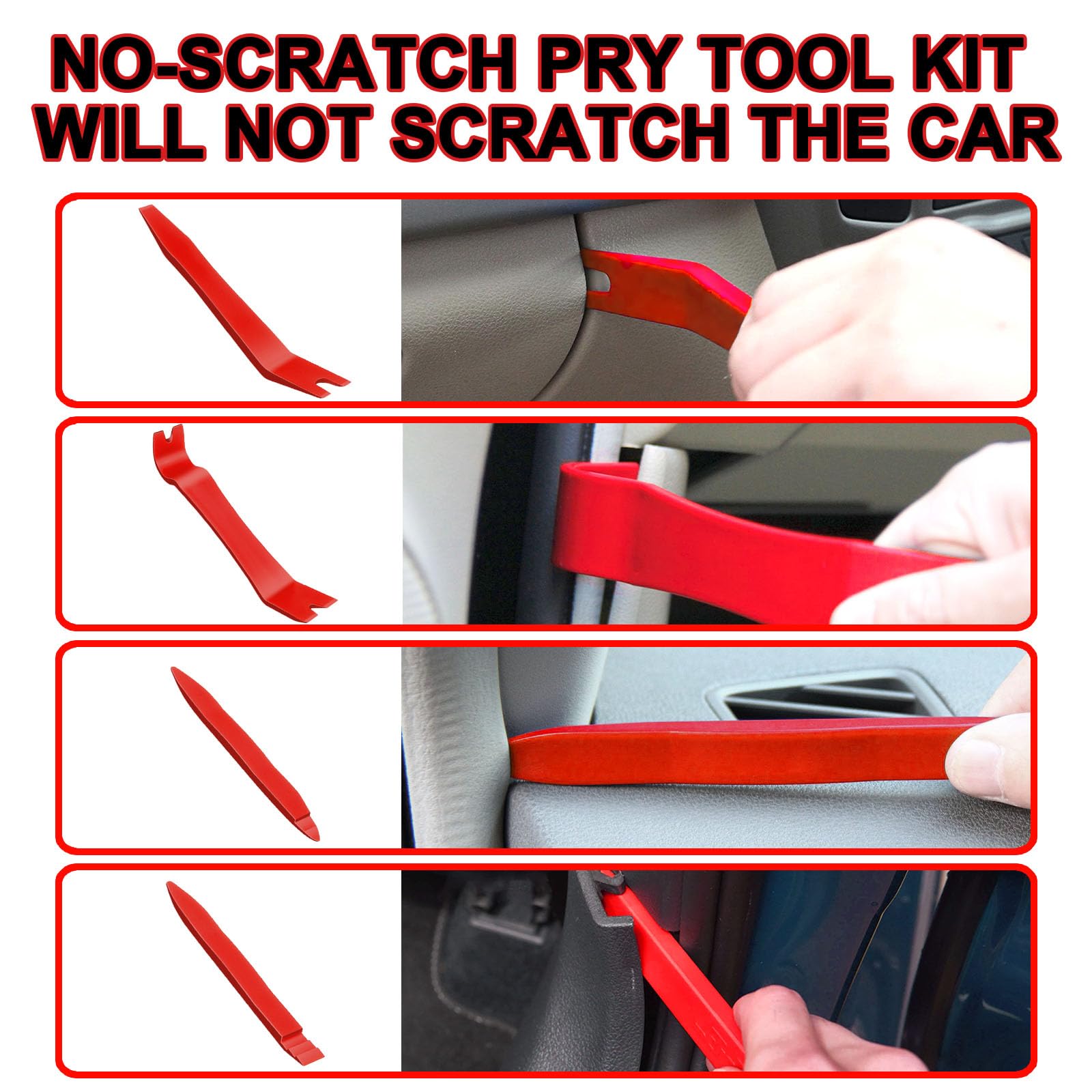 Keze trim removal tools prevent scratches on panels