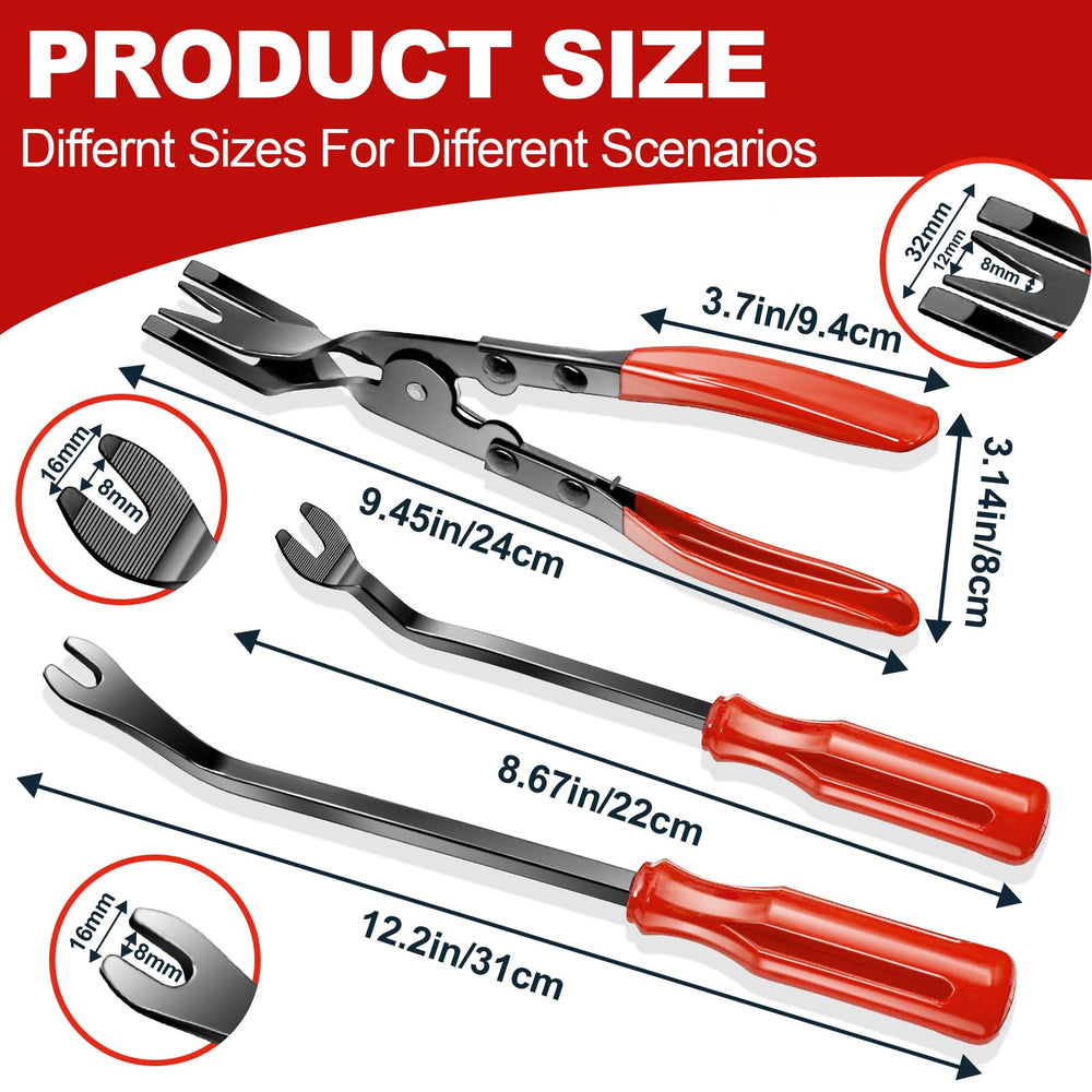 Keze 2‑in‑1 clip plier with spring‑loaded design reduces effort